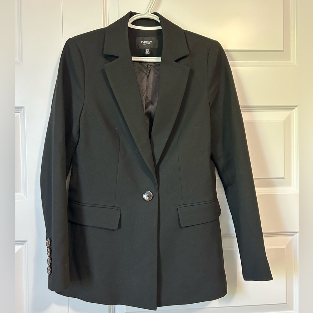 Ever New Single Breasted Classic Black Blazer